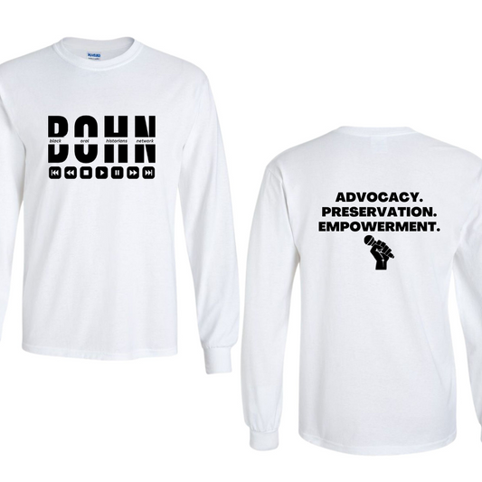 Black Oral Historian Network (B.O.H.N.) Long sleeves