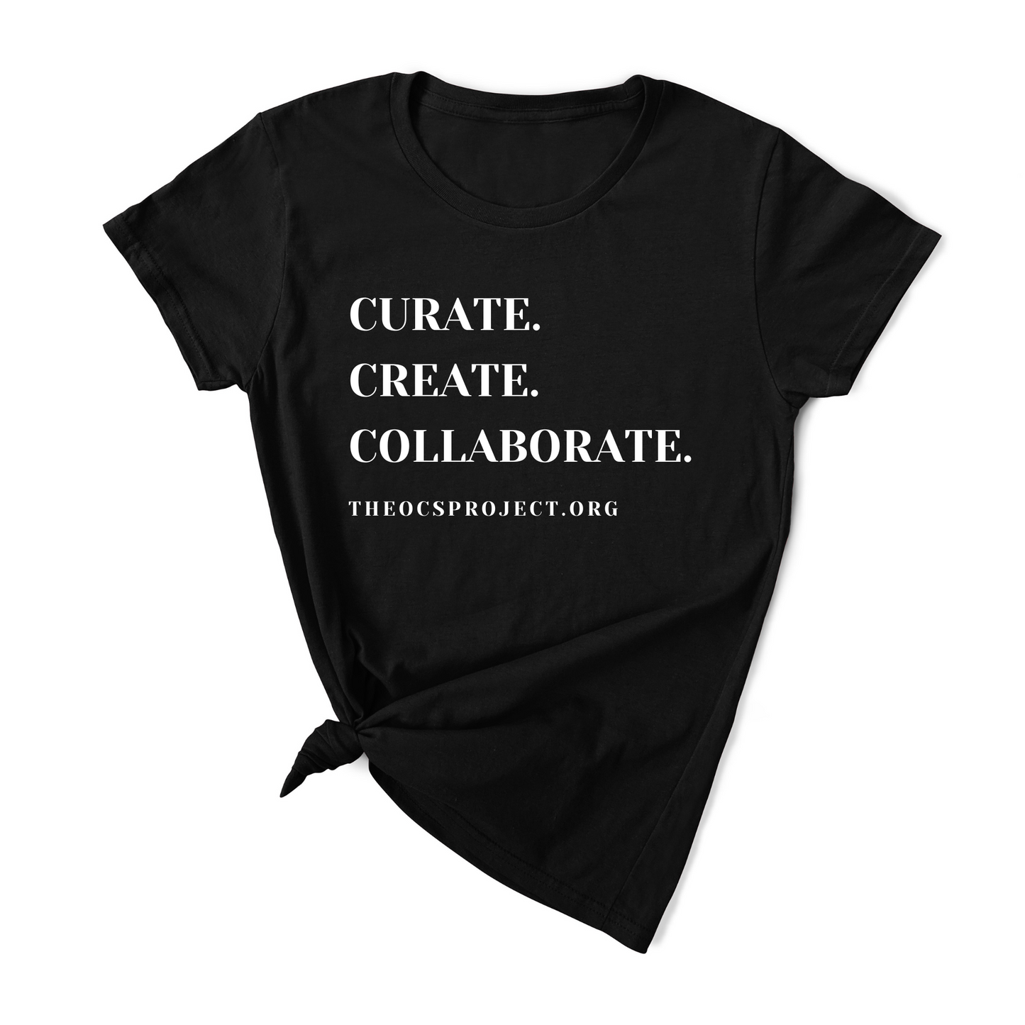 OCS Project Curate Create Collaborate Tshirt